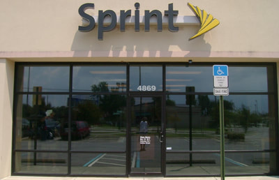 front of sprint store