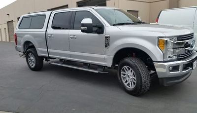 Ford pickup truck with tints all around